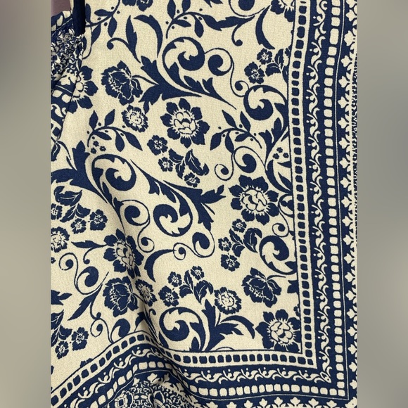 Luxology | Women’s Cold Shoulder White & Blue Dress | NWT | Size: 14 - Picture 5 of 9